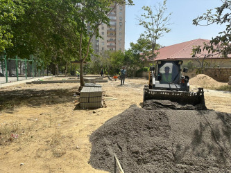 Nəsimi rayonu Ceyhun Səlimov küçəsi 7 saylı ünvanda abadlıq-quruculuq işlərinə başlanılıb.