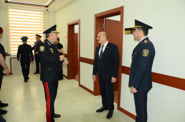 Nəsimi rayonunda Polis şöbəsinin inzibati binasının açılışı olub.