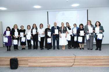 Nəsimi rayonunda 5 oktyabr – Beynəlxalq Müəllimlər Günü münasibətilə tədbir keçirilib.