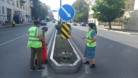 Nəsimi rayonunda növbəti iməcilik keçirilib, sanitar təmizlik işləri aparılıb.