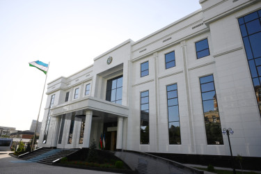 Prezidentlər İlham Əliyev və Şavkat Mirziyoyev Özbəkistanın Azərbaycandakı səfirliyinin yeni binasının açılışında iştirak ediblər