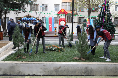 Nəsimi rayonunda “Abad həyət” sakinlərin istifadəsinə verilib.