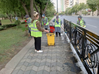 Rayon ərazisində iməcilik keçirilib, sanitar təmizlik işləri aparılıb.