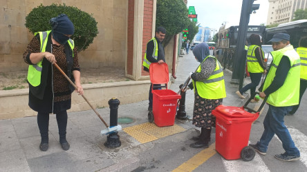 Nəsimi rayonunda növbəti iməcilik keçirilib