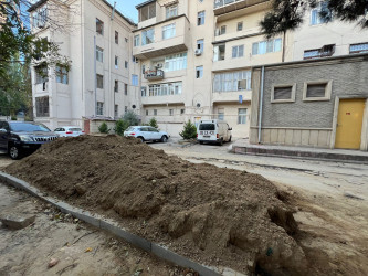 Bakıxanov 42 saylı ünvanda abadlıq-quruculuq işləri davam etdirilir.