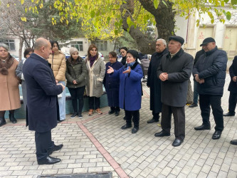 Nəsimi rayon İH-nin başçısı  səyyar qəbul keçirdi