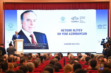 “Heydər Əliyev və Yeni Azərbaycan” mövzusunda konfrans keçirilib