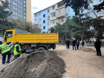 Cavadxan 32 və 36 saylı ünvanlarda abadlıq-quruculuq işləri davam edir.