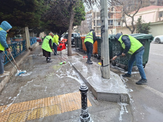 Nəsimi rayonunda genişmiqyaslı iməcilik keçirilib