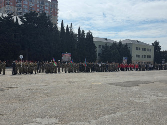 “Şahin” hərbi-idman oyunlarının Nəsimi rayon birinciliyi keçirilib