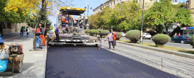 Rayon ərazisində yollarda asfaltlaşma işləri davam etdirilir.