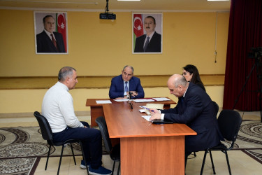 Nəsimi Rayon İcra Hakimiyyətinin başçısı növbəti səyyar qəbul keçirib.