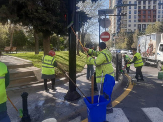 Nəsimi rayonunda növbəti iməcilik keçirildi.