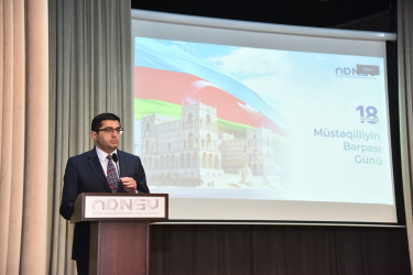 Nəsimi rayonunda 18 Oktyabr – Müstəqilliyin Bərpası Gününə həsr olunmuş tədbir keçirilib