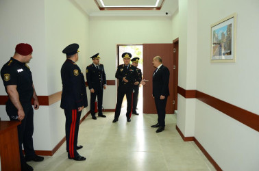 Nəsimi rayonunda Polis şöbəsinin inzibati binasının açılışı olub.