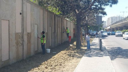 Nəsimi rayonunda abadlıq və təmir-bərpa işləri davam etdirilir.
