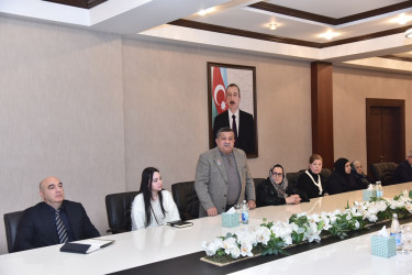 Nəsimi rayonunda Xocalı faciəsinin 34-cü ildönümü ilə əlaqədar Xocalı sakinləri ilə görüş keçirilib