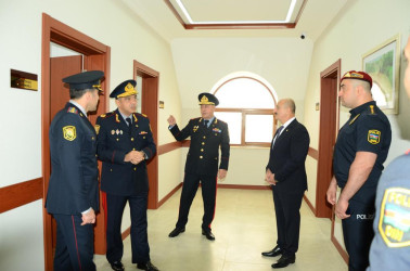 Nəsimi rayonunda Polis şöbəsinin inzibati binasının açılışı olub.