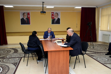 Nəsimi Rayon İcra Hakimiyyətinin başçısı növbəti səyyar qəbul keçirib.