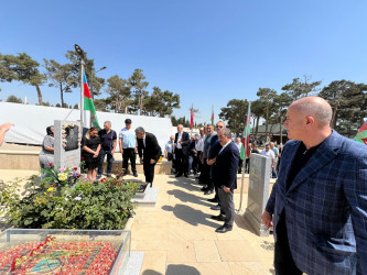 Vətən müharibəsi Şəhidi Baxşəliyev Natiq Saleh oğlunun doğum günündə əziz xatirəsi yad olundu.