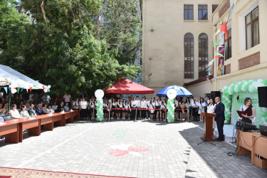 Nəsimi RİH başçısı rayonun ümumtəhsil müəssisələrinə “Son zəng” tədbirlərində iştirak etdi.