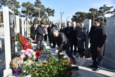 Şəhid Kazımov Vüsal Vüqar oğlunun əziz xatirəsi yad edilib