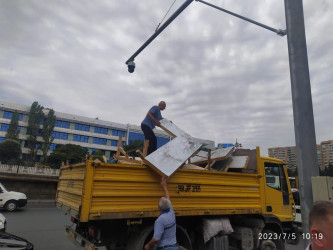 Nəsimi rayonunda küçə ticarətinin qarşısının alınması istiqamətində tədbirlər davam etdirilir.