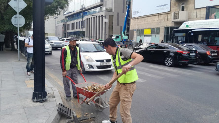 Nəsimi rayonunda növbəti iməcilik keçirildi.