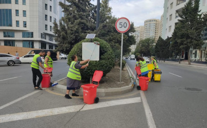 Nəsimi rayonunda növbəti iməcilik keçirildi.