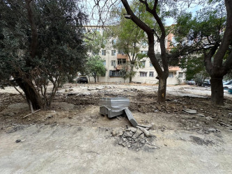 Nəsimi rayonunda abadlıq işləri davam etdirilir.