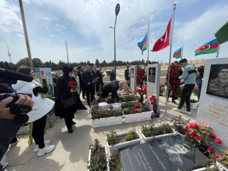 Vətən müharibəsi Şəhidi Zeynallı Rəşad Qiyas oğlunun doğum günündə xatirəsi yad olundu.