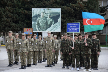 “Şahin” hərbi-idman oyunlarının Nəsimi rayon birinciliyi keçirildi.