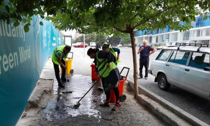 Nəsimi rayonunda növbəti iməcilik keçirilib