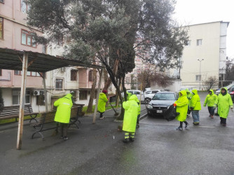 Nəsimi rayonunda növbəti iməcilik keçirilib