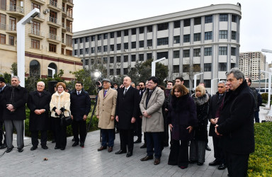 Azərbaycan Respublikasının  Prezidenti İlham Əliyev Bakıda görkəmli bəstəkar Tofiq Quliyevin abidəsinin açılışında iştirak edib.