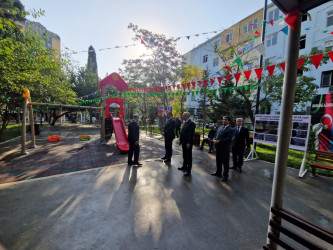 Nəsimi rayonu Cavadxan 30 və 34 saylı ünvanlarda son tamamlanma işləri aparılır.