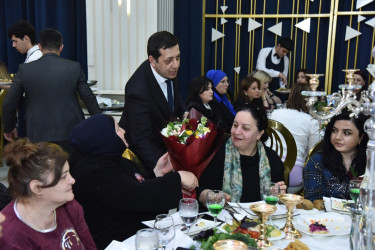 Nəsimi rayonunda 8 Mart - Beynəlxalq Qadınlar Günü münasibətilə tədbir keçirilib.