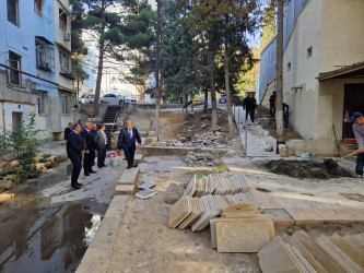 Rayonun Cavadxan 32 və 36 saylı ünvanlarında abadlıq-quruculuq işləri davam etdirilir.