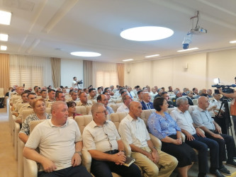 Müharibə, Əmək və Silahlı Qüvvələr Veteranları Təşkilatında “Müharibənin qalibi, sülhün müəllifi” mövzusunda konfrans keçirilib