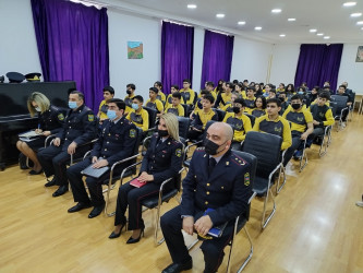 Nəsimi rayonunda Bakı İstanbul Liseyində narkomaniya ilə mübarizə mövzusunda maarifləndirici tədbir keçirilib