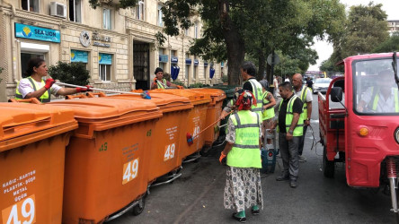 Nəsimi rayonunda növbəti iməcilik keçirildi.