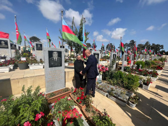 Vətən müharibəsi Şəhidi Abdullayev İbrahim Habil  oğlunun doğum günündə əziz xatirəsi yad olundu.