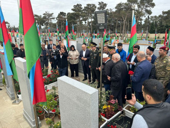 Şəhid Mikayılov Cəbrayıl Valeh oğlunun şəhadət günü xatirəsi anıldı.