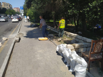 Mir Cəlal küçəsi 2 saylı ünvanda tullantıların səmərəli idarə olunması üçün yeni meydaça yaradılmışdır.