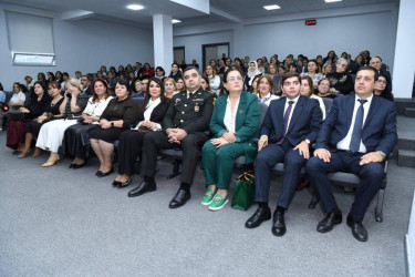 Nəsimi rayonunda 5 oktyabr – Beynəlxalq Müəllimlər Günü münasibətilə tədbir keçirilib.