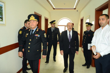 Nəsimi rayonunda Polis şöbəsinin inzibati binasının açılışı olub.