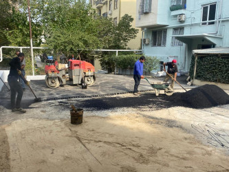 Mir Cəlal 42 ünvanında  abadlıq işləri davam edir.