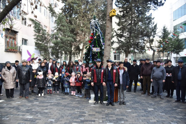 Nəsimi rayonunda növbəti “Abad həyət” sakinlərin istifadəsinə verilib.