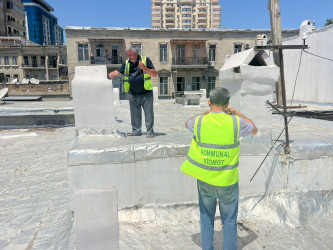 Nəsimi rayonu ərazisində mənzillərin tüstü-bacalarının profilaktik təmizlənməsi istiqamətində işlər mütəmadi olaraq davam etdirilir