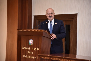 Nəsimi Rayon Ağsaqqallar Şurasının geniş tərkibdə hesabat konfransı keçirilmişdir.